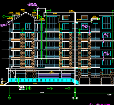 七层住宅楼平面图纸免费下载 - 建筑户型平面图